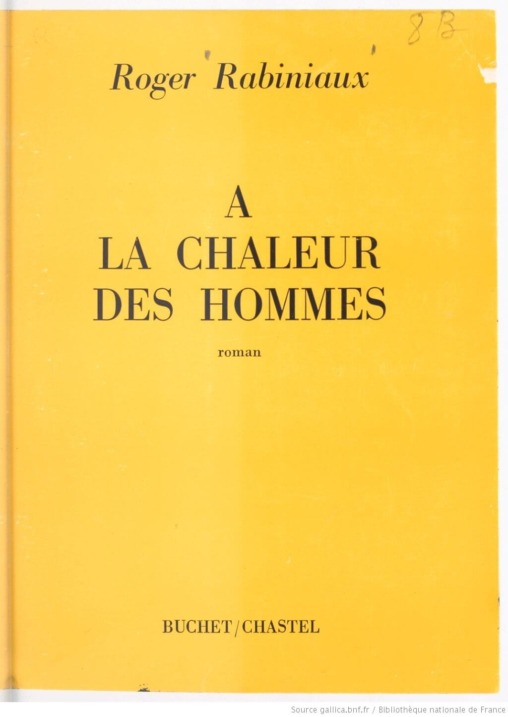A la chaleur des hommes - Click to enlarge picture.